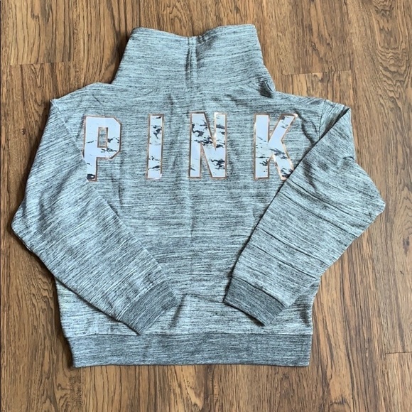 VS PINK Funnel Neck Sweatshirt - Picture 1 of 6